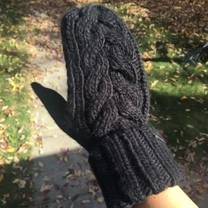 michael kors knitted mittens